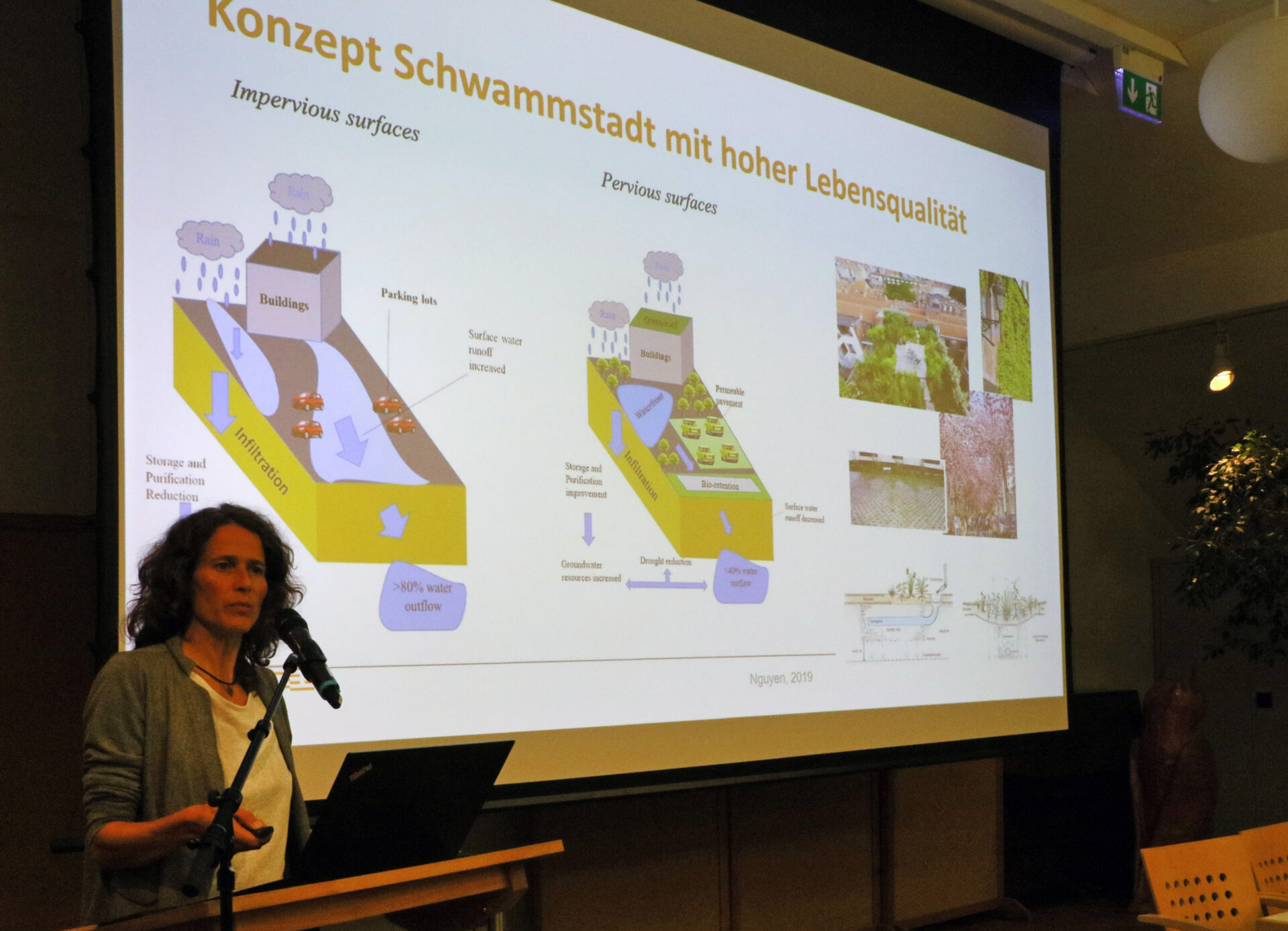 Dr. Cornelia Auer (PIK), SFP 82, 2025, Thema Potsdams Schulen, Foto: LHP, Plate